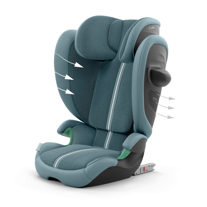 Cybex Solution G2 i-Size Plus Foldable Child Car Seat - Stormy Blue