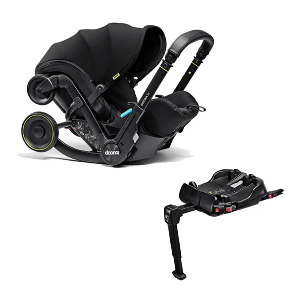 Doona X Car Seat & Stroller & Isofix Base - Nitro Black