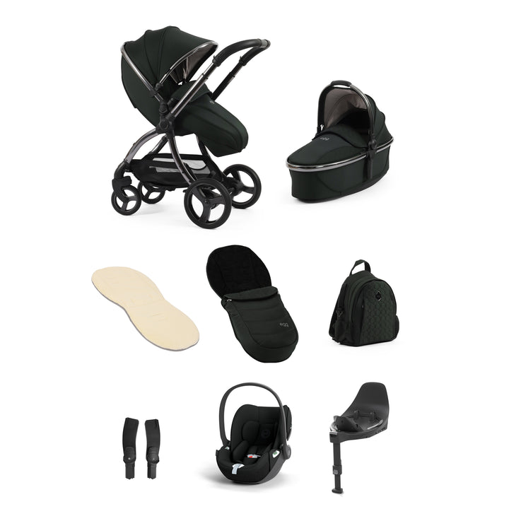egg3 Cybex Cloud T Bundle - Black Olive