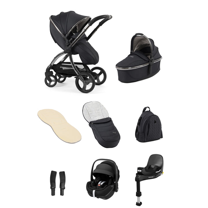 egg3 Maxi-Cosi Pebble 360 Pro Bundle - Carbonite