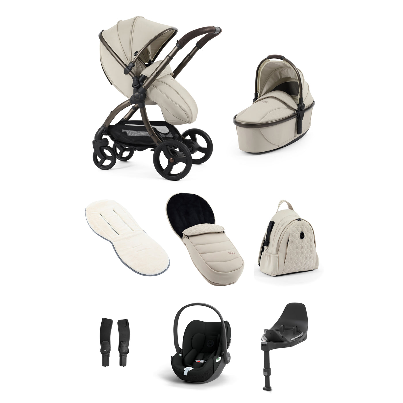 egg3 Cybex Cloud T Bundle - Cashmere