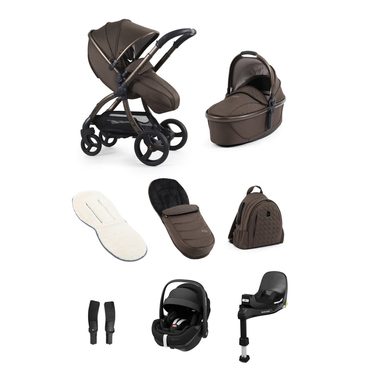 egg3 Maxi-Cosi Pebble 360 Pro Bundle - Chocolate Velvet