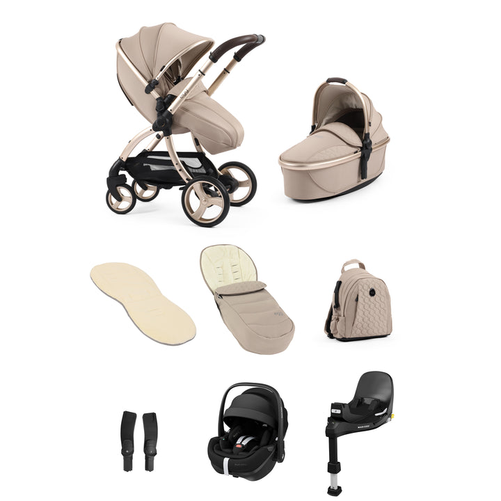 egg3 Maxi-Cosi Pebble 360 Pro Bundle - Feather