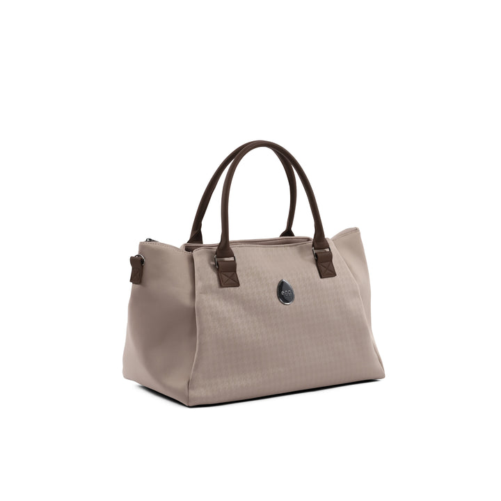 egg 3 Overnight Bag - Houndstooth Almond