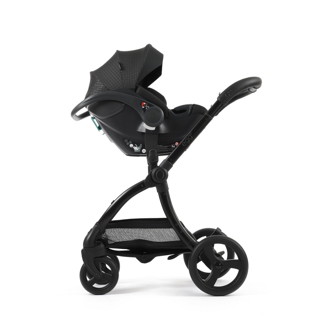 egg3 Stroller Luxury Bundle - Houndstooth Black
