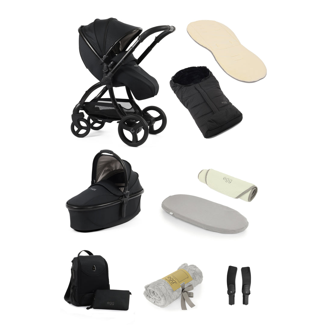 egg3 Piece Snuggle Bundle Special Edition Houndstooth Black