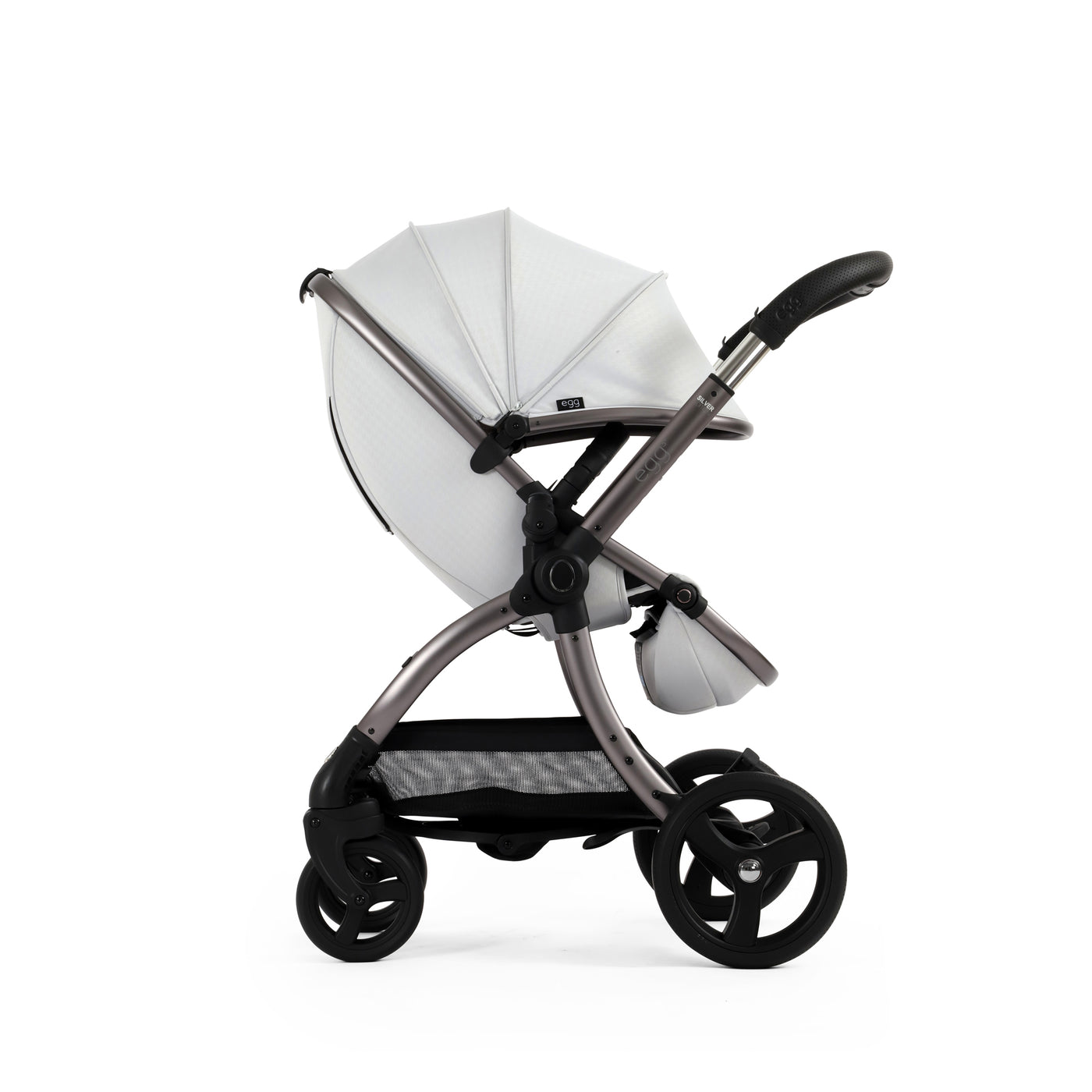 egg3 Stroller - Special Edition Houndstooth Silver