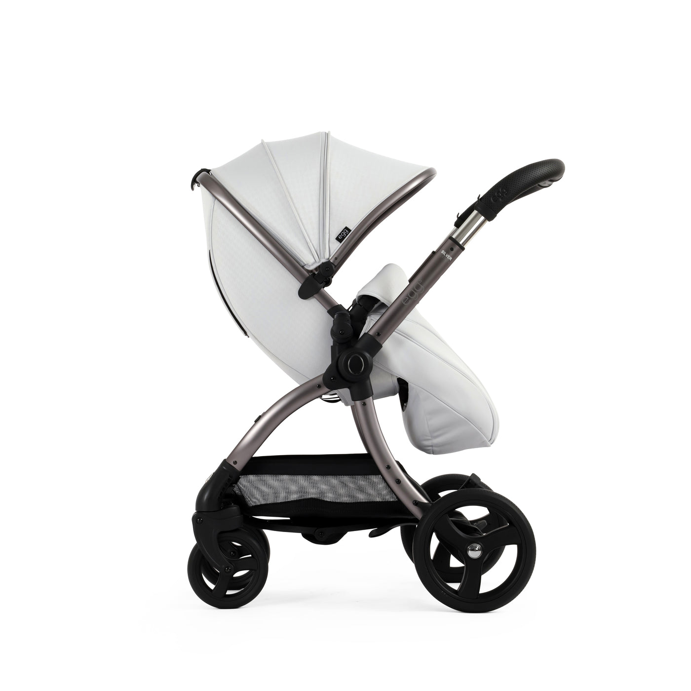 egg3 Stroller - Special Edition Houndstooth Silver