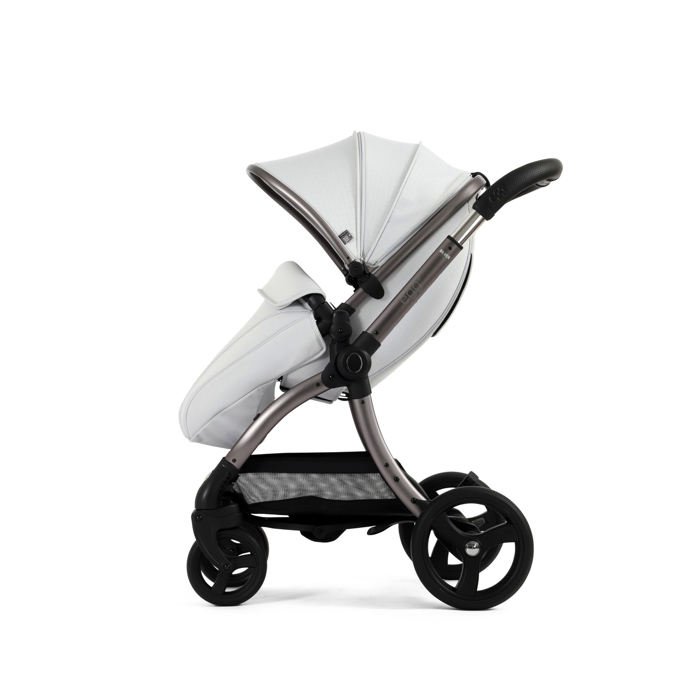 egg3 Stroller - Special Edition Houndstooth Silver