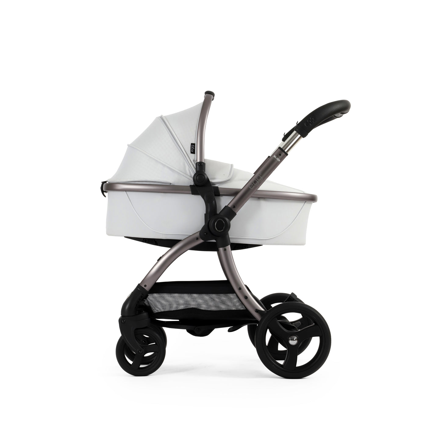 egg3 Stroller - Special Edition Houndstooth Silver