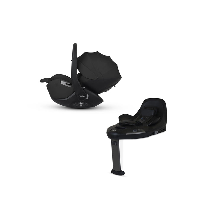 Silver Cross Glide Plus 360 Infant Car Seat and Base - Iconic Black