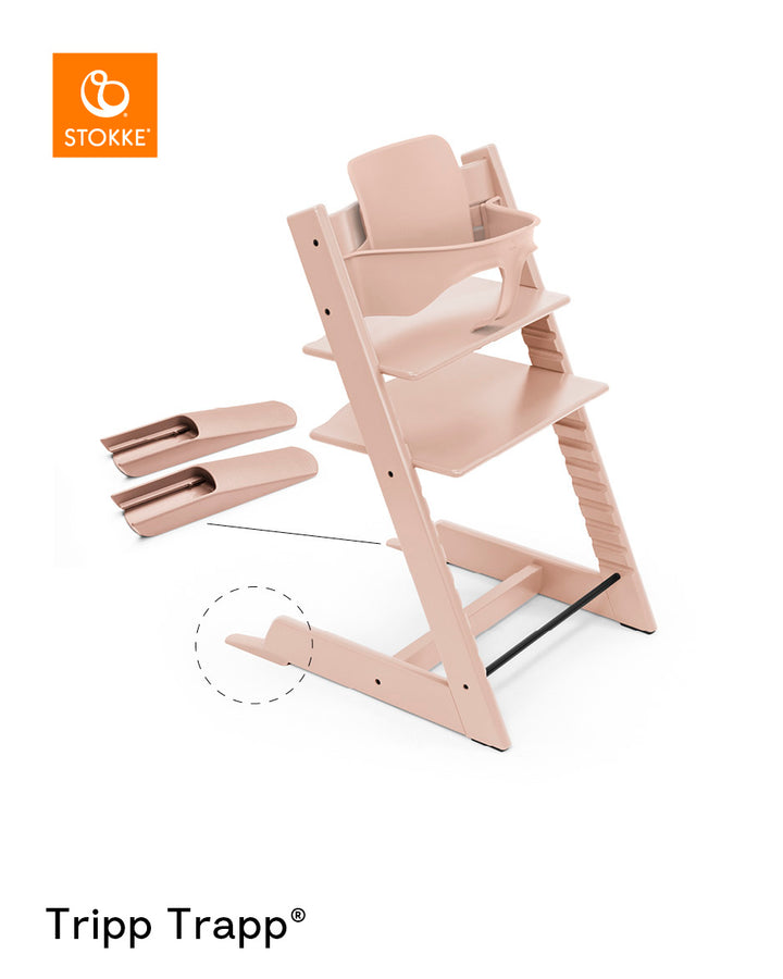 Stokke Tripp Trapp Chair & Baby Set - Serene Pink