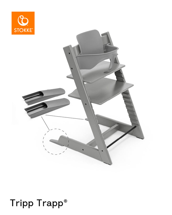 Stokke Tripp Trapp Chair & Baby Set - Storm Grey