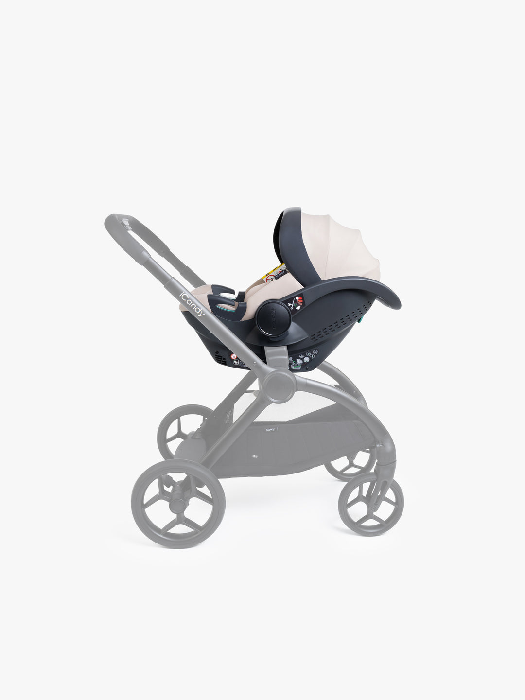 iCandy Cocoon 360 Infant Carrier & Base - Sandstone