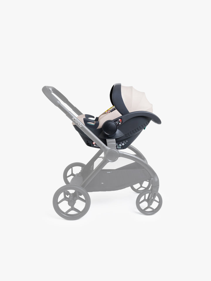 iCandy Cocoon 360 Infant Carrier & Base - Sandstone