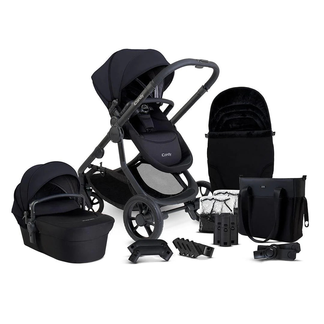 iCandy Orange 4 Pushchair Bundle - Black Edition