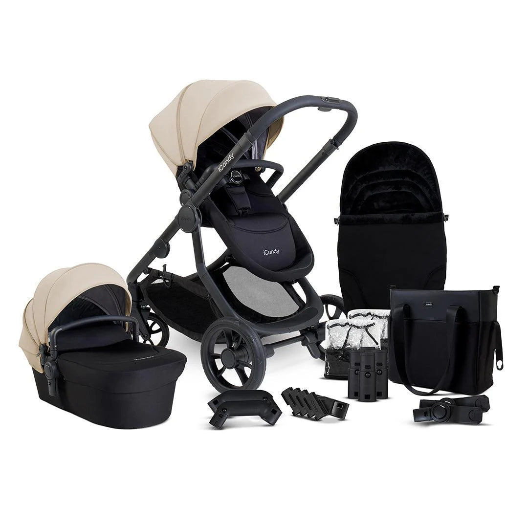 iCandy Orange 4 Pushchair Bundle - Latte