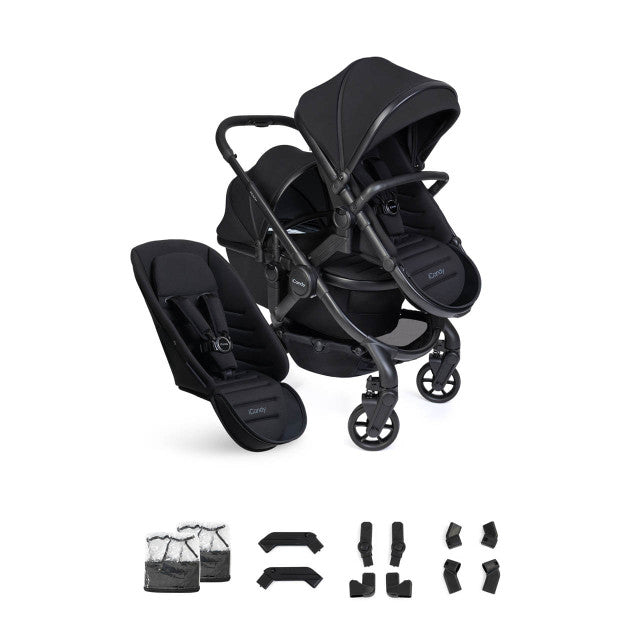 iCandy Peach 8 Double Pushchair - Black