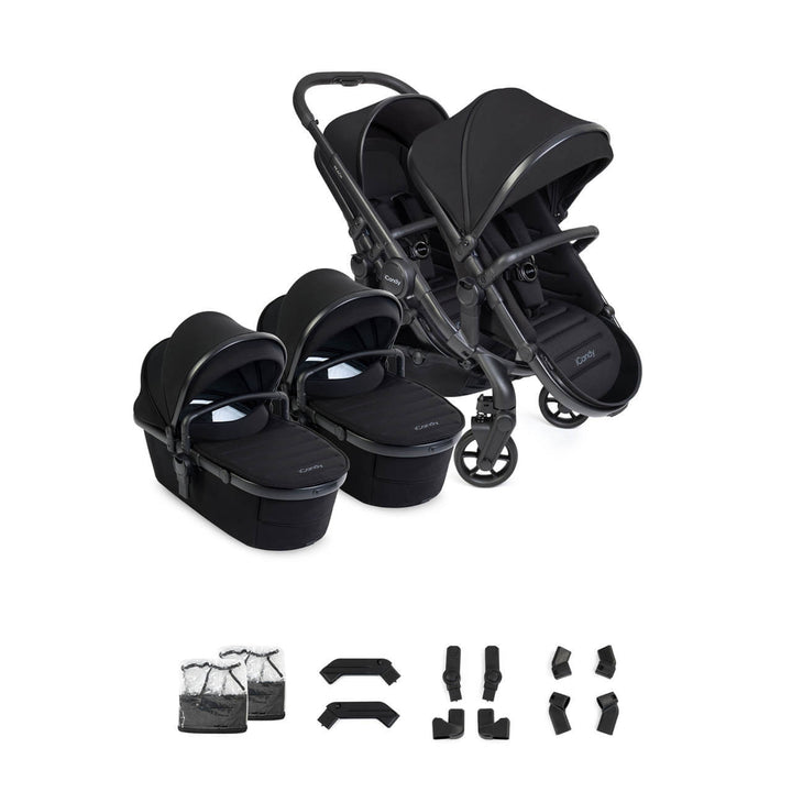 iCandy Peach 8 Twin Pushchair - Black