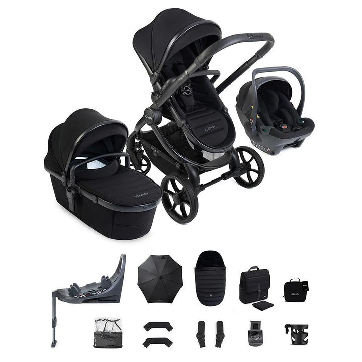 iCandy Peach 8 Complete Bundle with Cocoon 360 and Base - Black