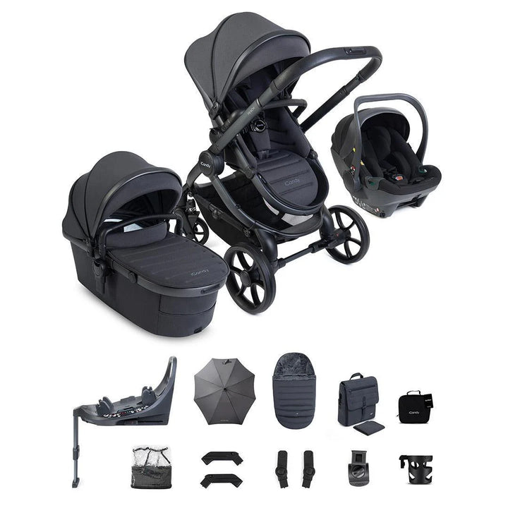 iCandy Peach 8 Complete Bundle with Cocoon 360 and Base - Grey