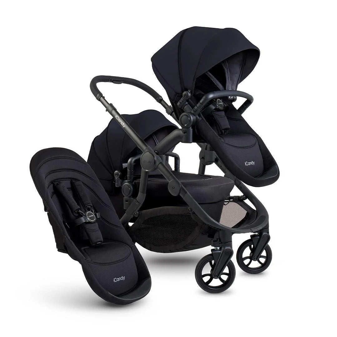 iCandy Orange 4 Double Pushchair - Black Edition