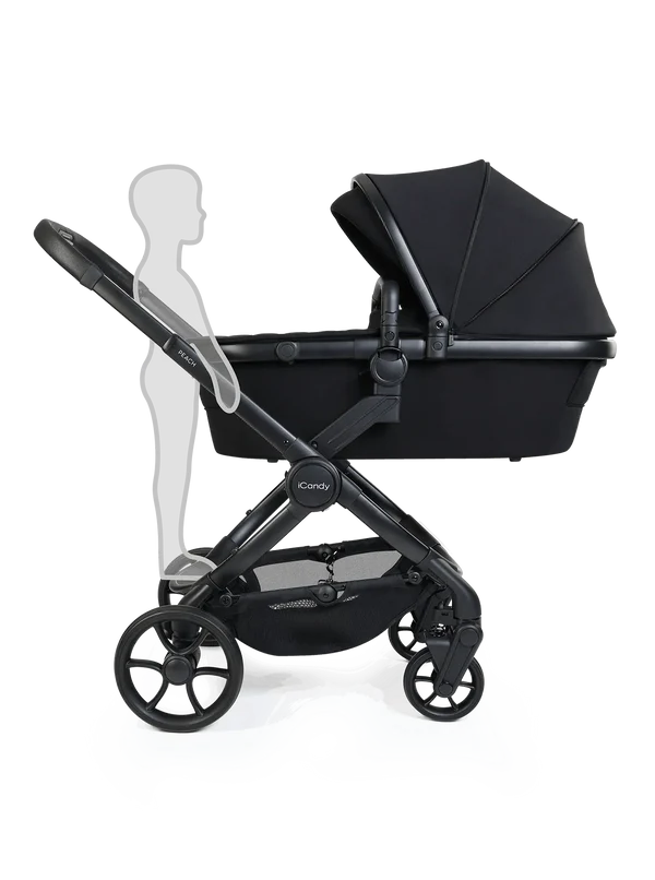 iCandy Peach 8 Complete Bundle with Cocoon 360 and Base - Black