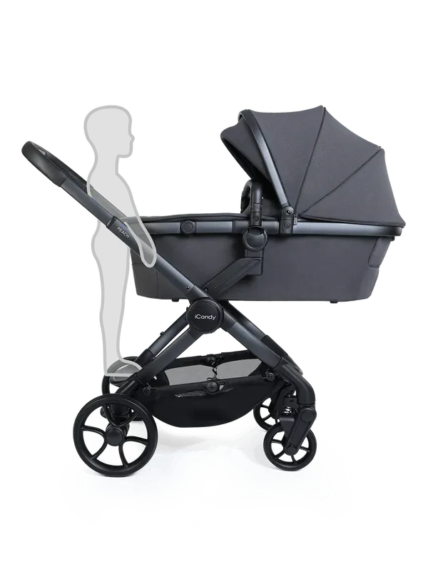 iCandy Peach 8 Complete Bundle with Cocoon 360 and Base - Grey