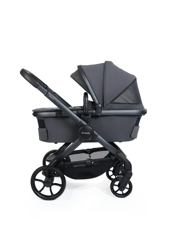 iCandy Peach 8 Complete Bundle with Cocoon 360 and Base - Grey