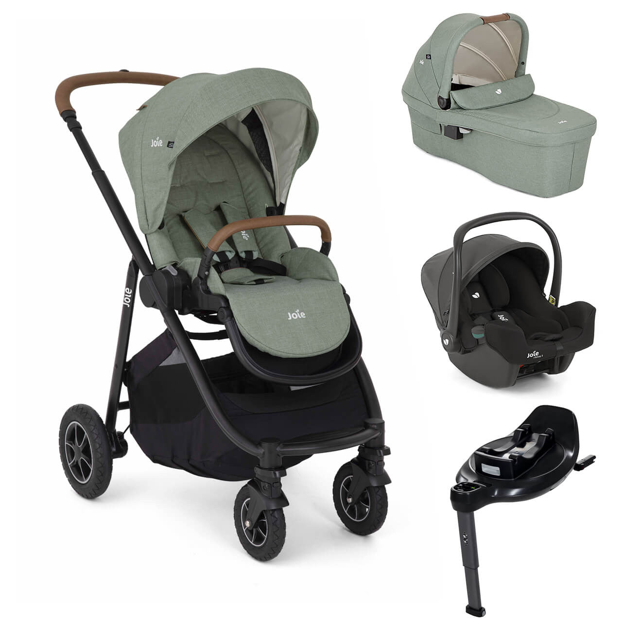 Joie Versatrax 4-Piece On The Go Encore Bundle - Laurel