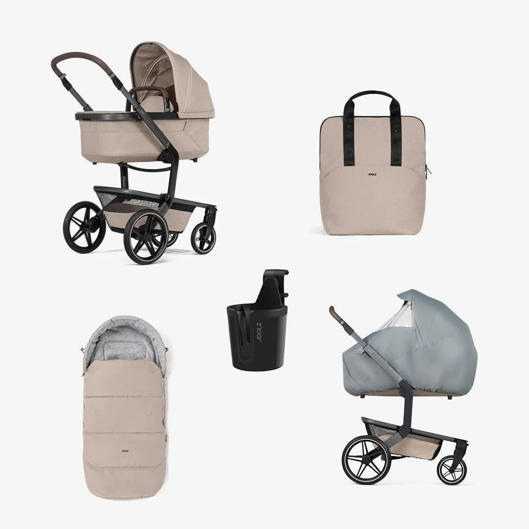 Joolz Day⁵ Essential Newborn bundle - Sandy Taupe
