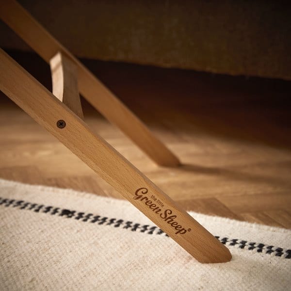 Little Green Sheep Organic Dimple Quilted Moses Basket, Mattress & Natural Static Stand - Truffle