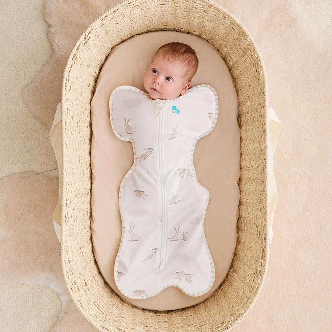 Love to Dream Swaddle Up™ Stretch Cotton Newborn 1.0 Tog - Cloud Bunny