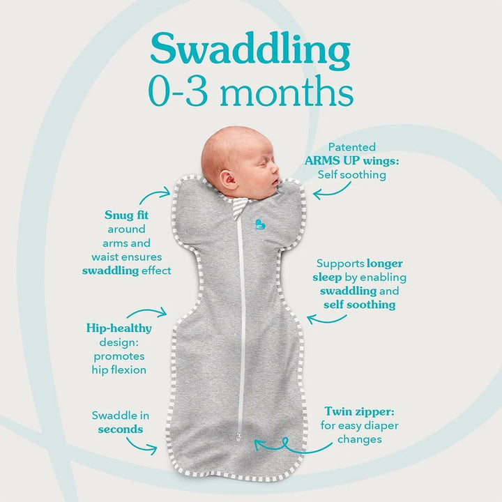 Love to Dream Swaddle Up™ Stretch Cotton Newborn 1.0 Tog - Cloud Bunny