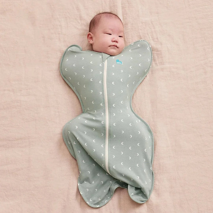 Love to Dream Swaddle Up™ Stretch Cotton Newborn 1.0 Tog - Moon Olive