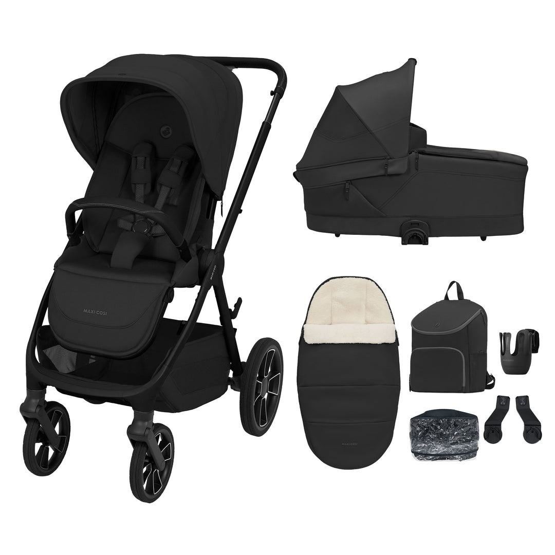 Maxi-Cosi Oxford+ 7 Piece Essential Bundle - Onyx Black