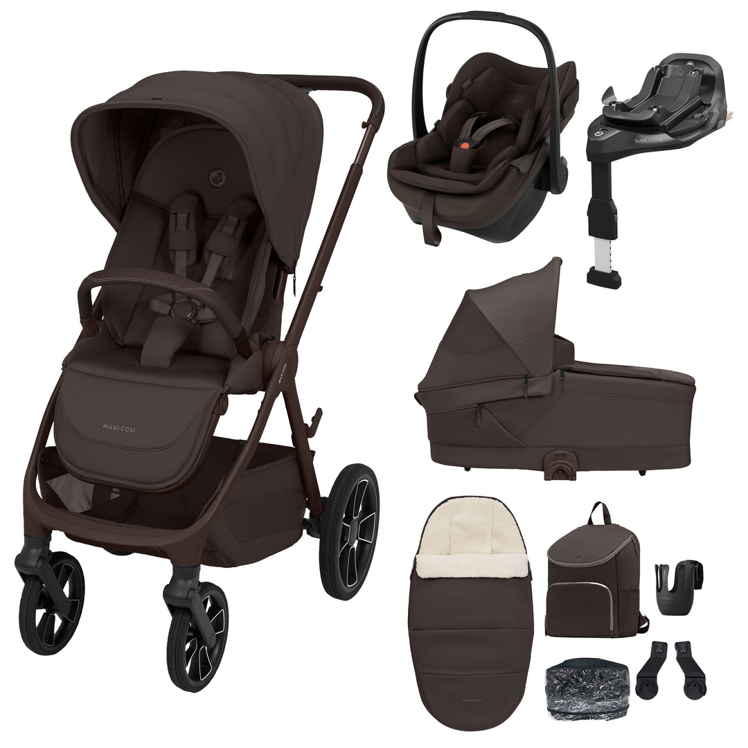 Maxi-Cosi Oxford+ 9 Piece Premium Bundle - Espresso Brown