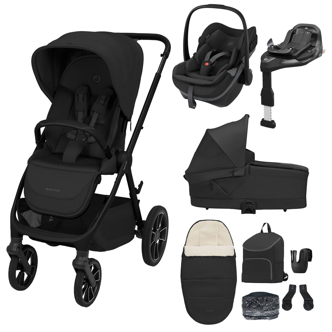 Maxi-Cosi Oxford+ 9 Piece Premium Bundle - Onyx Black