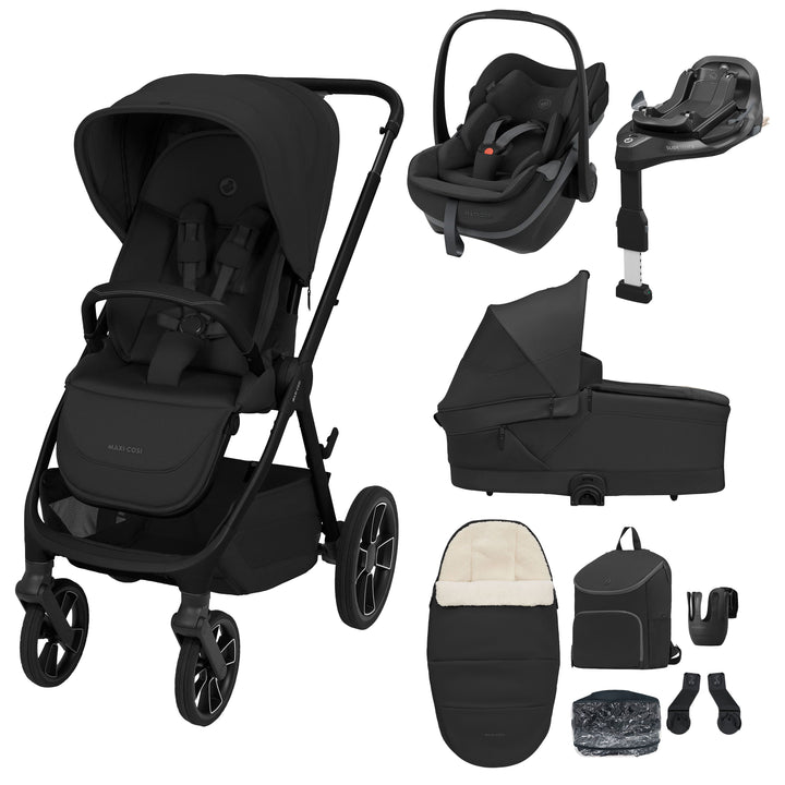 Maxi-Cosi Oxford+ 9 Piece Premium Bundle - Onyx Black