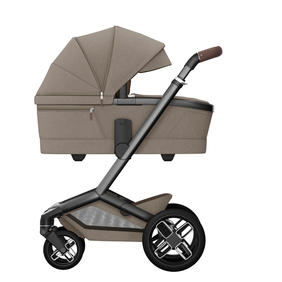 Maxi-Cosi FAME Essential Bundle - Twillic Truffle (Black Wheels)