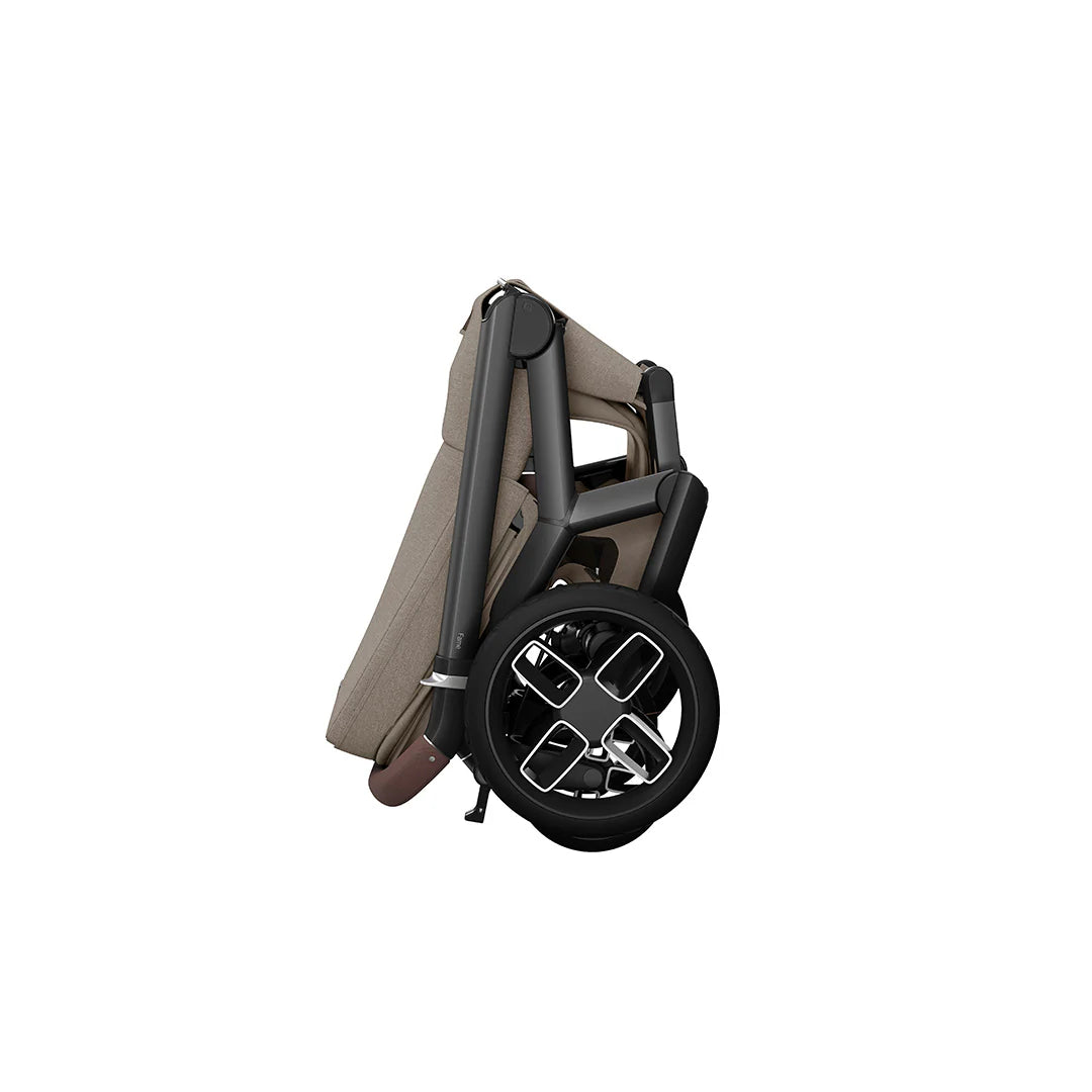 Maxi-Cosi FAME Pushchair & Carrycot - Twillic Truffle (Brown Wheels)