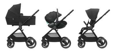 Maxi-Cosi Oxford Pushchair 7 Piece Essential Bundle - Twillic Black