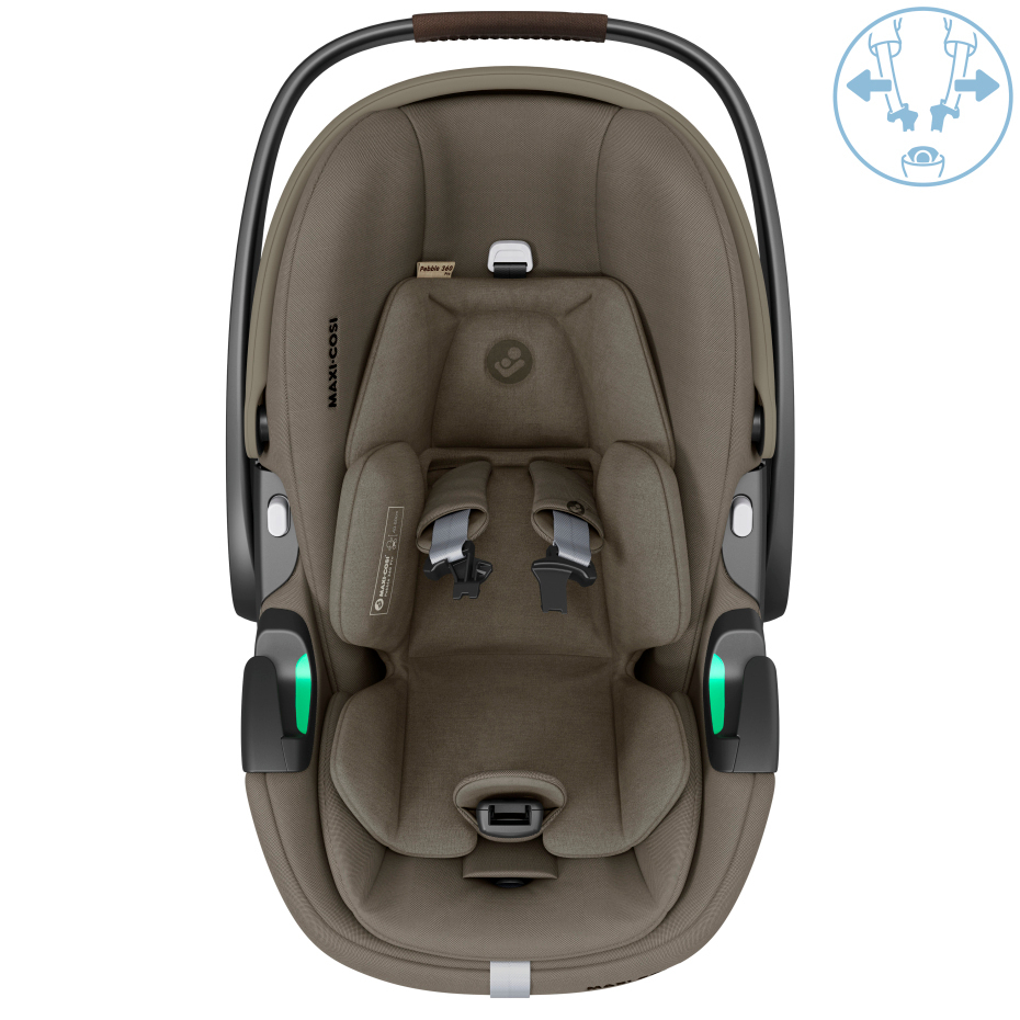 Maxi-Cosi Oxford Premium Pebble 360 Pro2 Bundle - Twillic Truffle