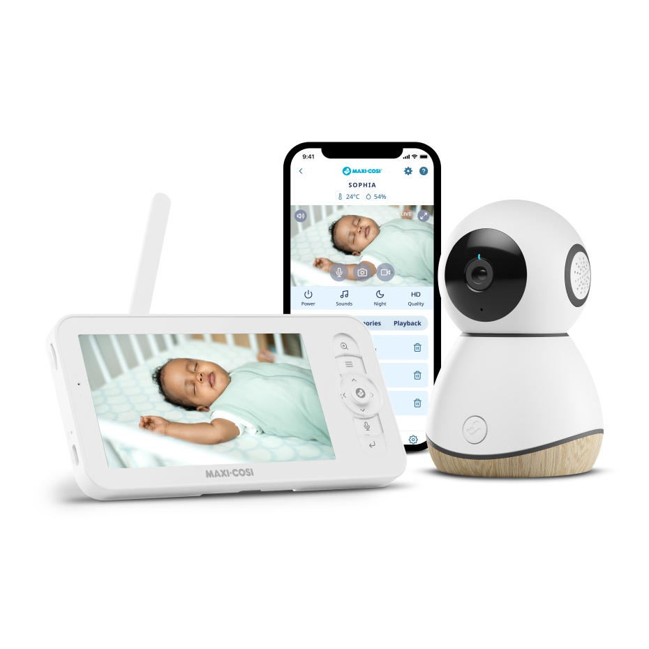 Maxi-Cosi See Pro Baby Monitor - White/Natural