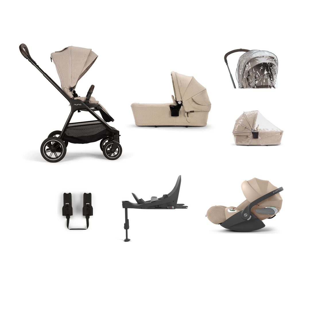 Nuna TRIV Next Cloud T Bundle - Biscotti