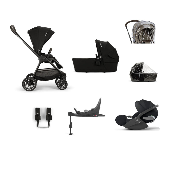 Nuna TRIV Next Cloud T Bundle - Caviar