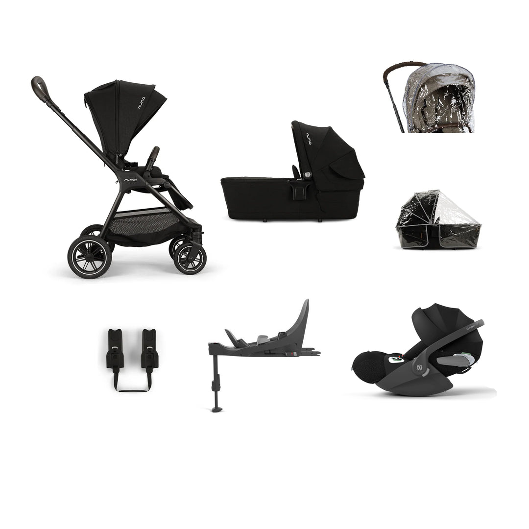 Nuna TRIV Next Cloud T Bundle - Caviar
