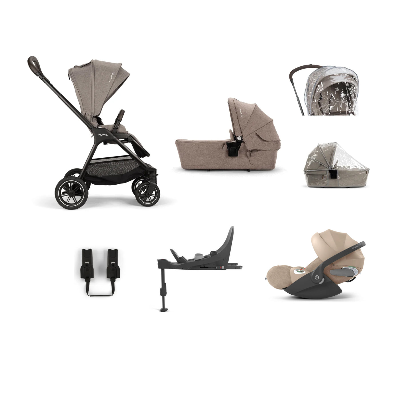 Nuna TRIV Next Cloud T Bundle - Cedar