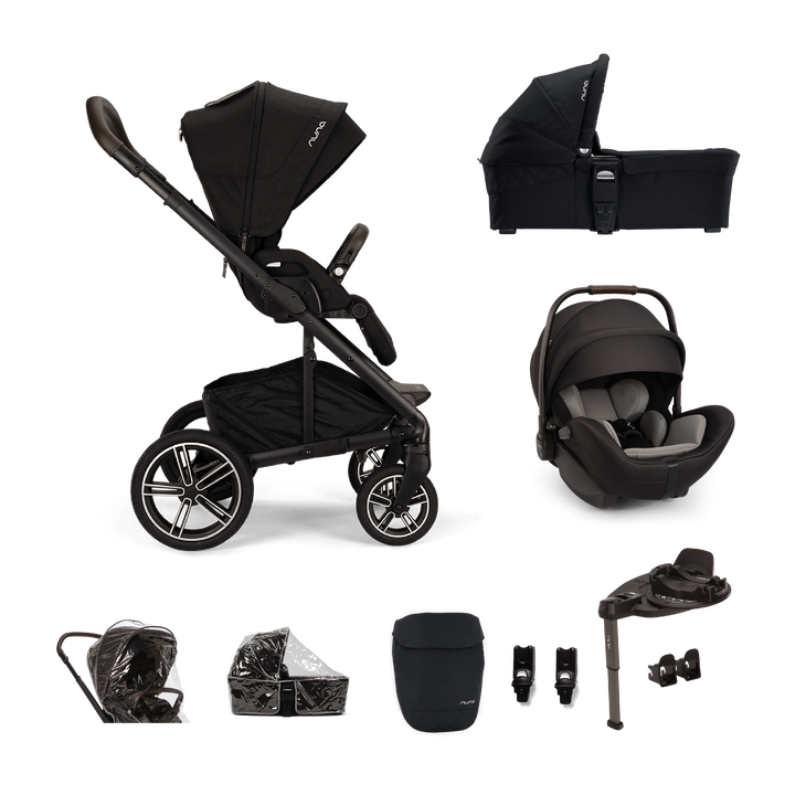 Nuna MIXX next ARRA FLEX bundle - Caviar