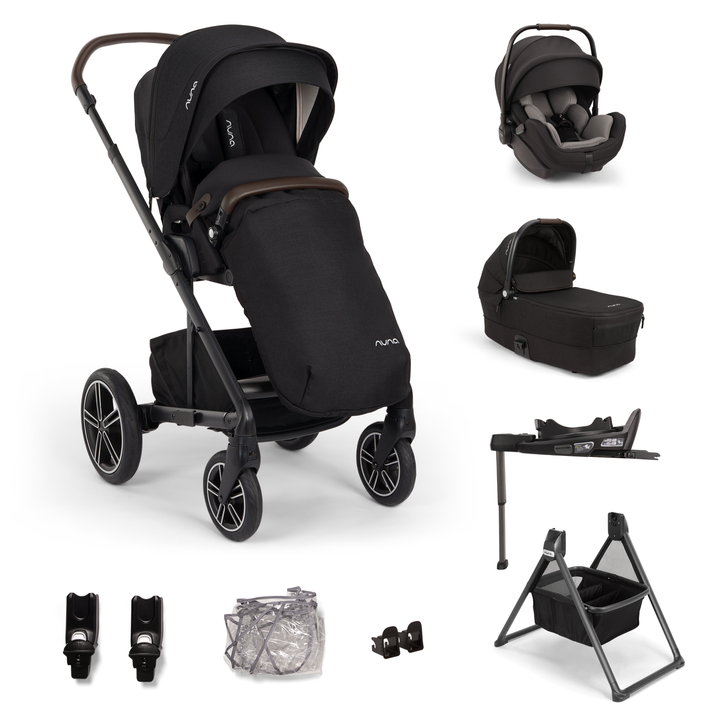 Nuna MIXX next ARRA FLEX bundle - Caviar